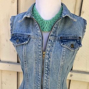 Vintage Express Denim Jean Vest